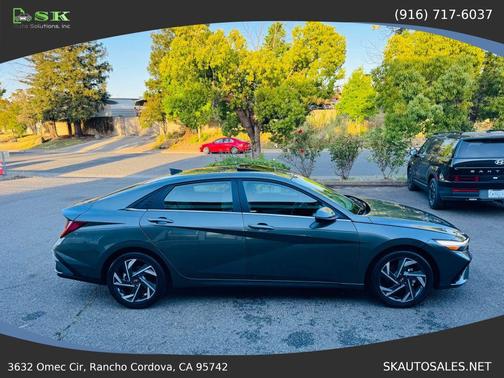 Amazon Gray 2024 Hyundai ELANTRA HEV Limited