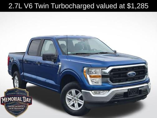 Blue Metallic 2022 Ford F-150 XLT