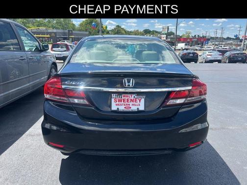 Crystal Black Pearl 2013 Honda Civic LX
