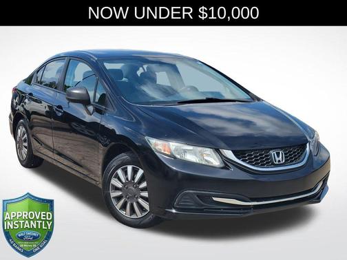 Crystal Black Pearl 2013 Honda Civic LX