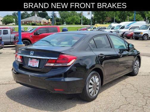 Crystal Black Pearl 2013 Honda Civic LX