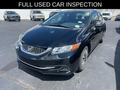 Crystal Black Pearl 2013 Honda Civic LX
