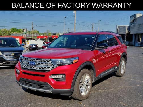 Red Metallic 2023 Ford Explorer Limited