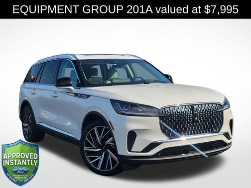 White Metallic 2025 Lincoln Aviator Reserve AWD