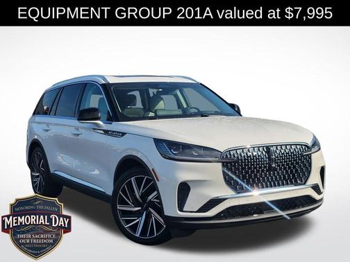 White Metallic 2025 Lincoln Aviator Reserve AWD