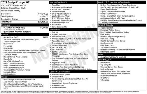 2022 Dodge Charger GT