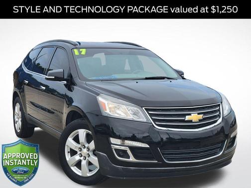Mosaic Black Metallic 2017 Chevrolet Traverse 1LT