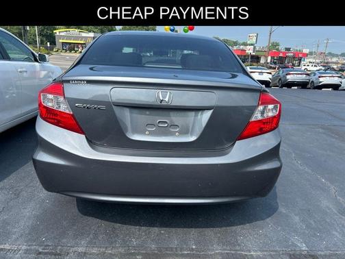 Urban Titanium Metallic 2012 Honda Civic LX