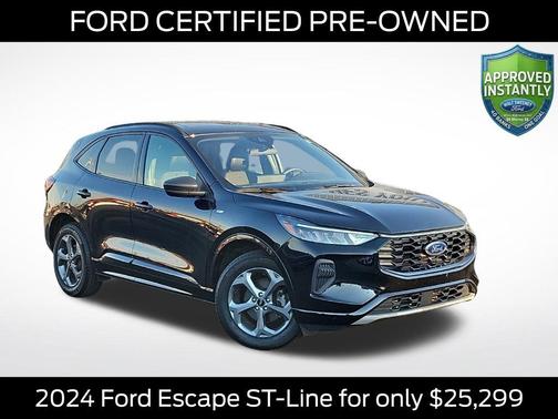 Black Metallic 2024 Ford Escape ST-Line