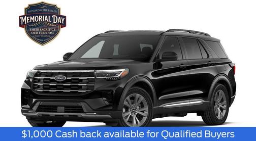 Agate Black Metallic 2026 Ford Explorer Active