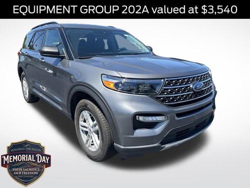 Gray Metallic 2022 Ford Explorer XLT