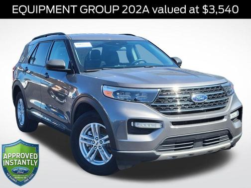 Gray Metallic 2022 Ford Explorer XLT