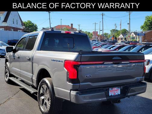 Gray Metallic 2023 Ford F-150 Lightning LARIAT
