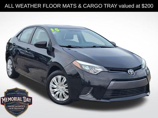 Black Sand Mica 2015 Toyota Corolla LE
