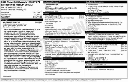 2016 Chevrolet Silverado 1500 LT