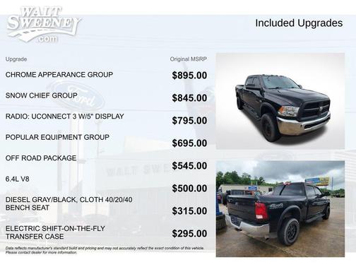 Brilliant Black Crystal Pearlcoat 2018 RAM 2500 Tradesman