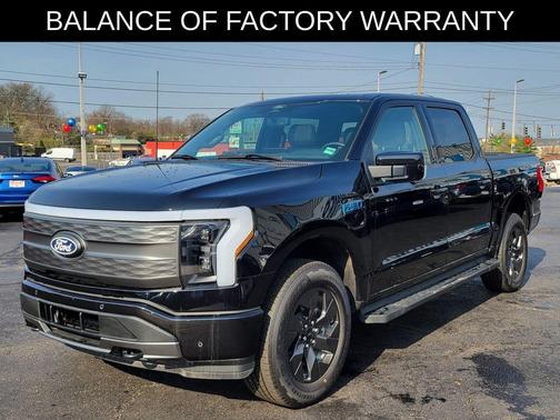 Black Metallic 2025 Ford F-150 Lightning LARIAT