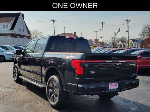 Black Metallic 2025 Ford F-150 Lightning LARIAT
