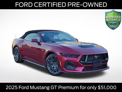 Molten 2025 Ford Mustang GT Premium