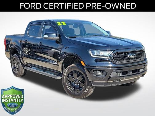 Shadow Black 2022 Ford Ranger Lariat