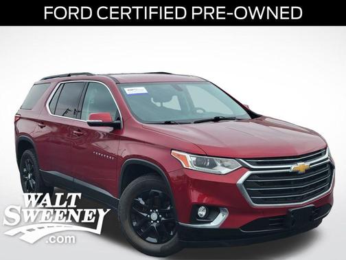Cajun Red Tintcoat 2019 Chevrolet Traverse LT Cloth