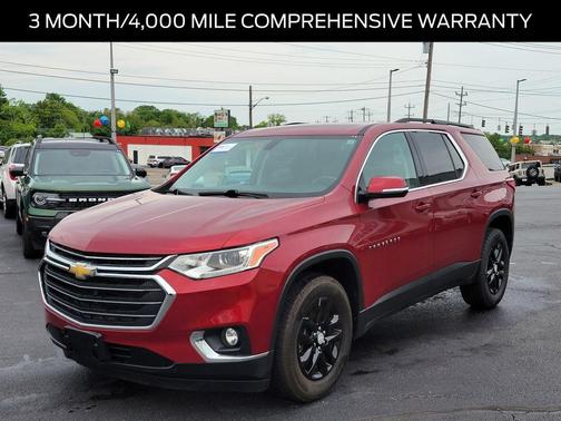 Cajun Red Tintcoat 2019 Chevrolet Traverse LT Cloth