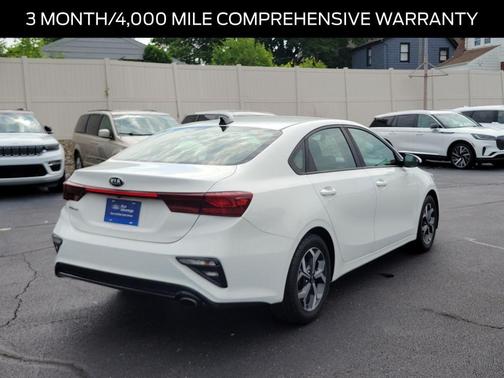 Clear White 2019 Kia Forte LXS