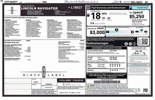 2024 Lincoln Navigator L Black Label