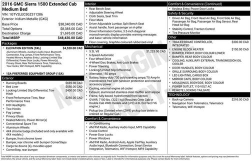 2016 GMC Sierra 1500 Base