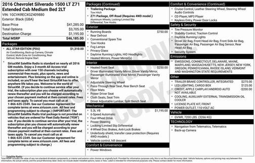 2016 Chevrolet Silverado 1500 LT