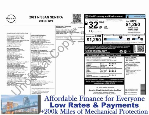 2021 Nissan Sentra SR