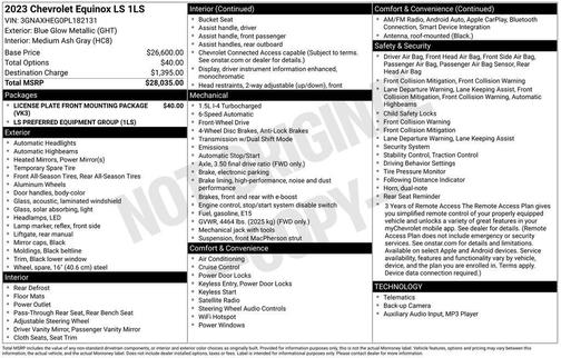 2023 Chevrolet Equinox LS