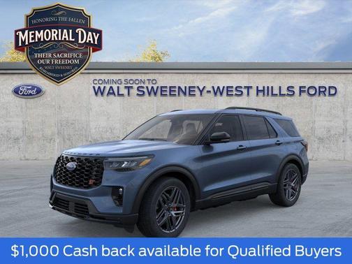 Vapor Blue Metallic 2026 Ford Explorer ST