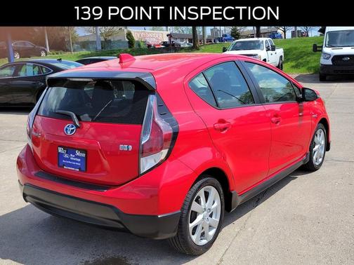 Absolutely Red 2017 Toyota Prius c Four