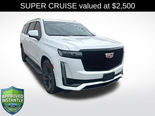 Crystal White 2021 Cadillac Escalade ESV Sport Platinum