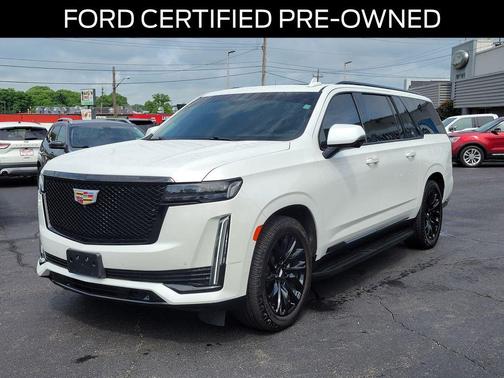 Crystal White 2021 Cadillac Escalade ESV Sport Platinum