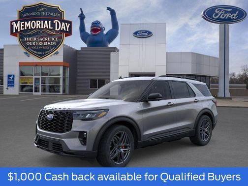 Carbonized Gray Metallic 2026 Ford Explorer ST-Line