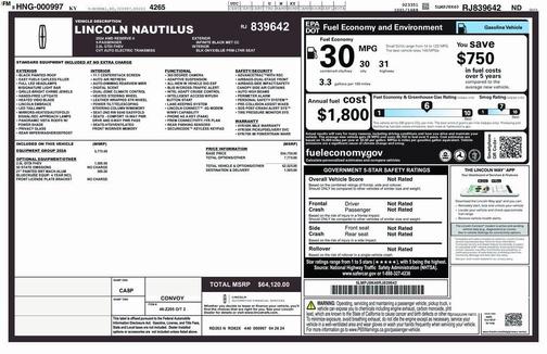 2024 Lincoln Nautilus Reserve