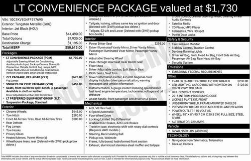 2015 Chevrolet Silverado 2500 LT