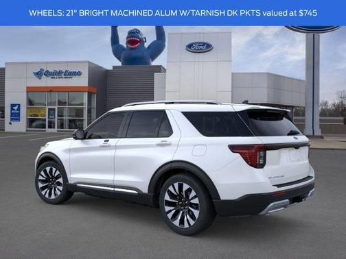 Star White 2026 Ford Explorer Platinum