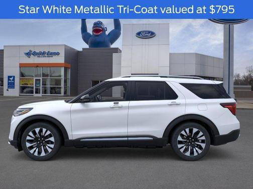 Star White 2026 Ford Explorer Platinum
