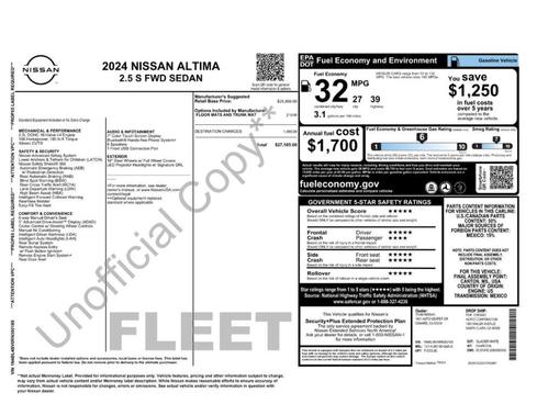2024 Nissan Altima 2.5 S