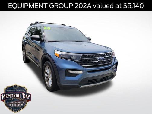 Blue Metallic 2020 Ford Explorer XLT