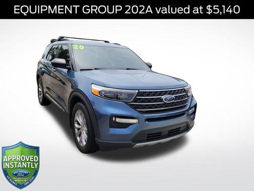 Blue Metallic 2020 Ford Explorer XLT