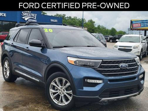 Blue Metallic 2020 Ford Explorer XLT
