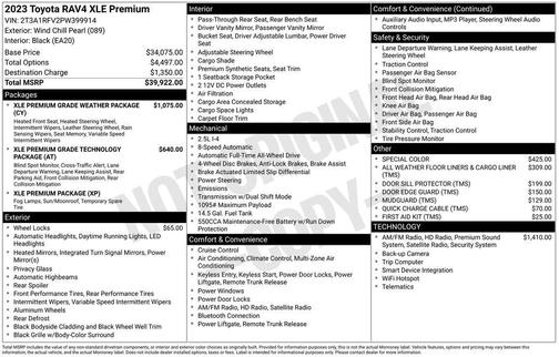 2023 Toyota RAV4 XLE Premium
