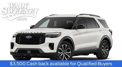 Star White 2026 Ford Explorer ST-Line