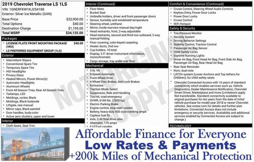 2019 Chevrolet Traverse LS