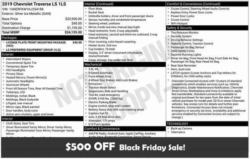 2019 Chevrolet Traverse LS