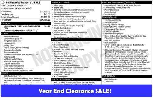 2019 Chevrolet Traverse LS